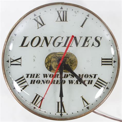 longines wall clock.